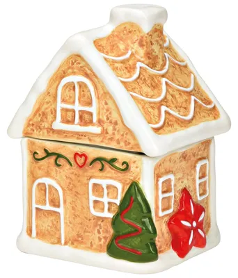 Immagine prodotto di Scatola di Vetroceramica come casetta di pan di zenzero natalizia 12 x 16 cm
