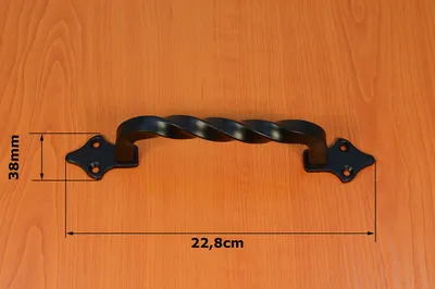 Produktbild von 2 Stück Stangengriffe Schrankgriffe Küchengriffe Griff Eisen antik, 23cm