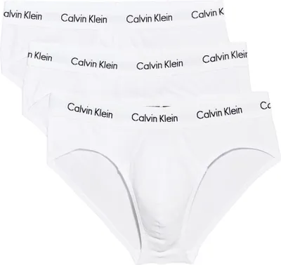Productafbeelding van Calvin Klein heren, 3-pack slips, model: hip brief, ondergoed, wit, maat M