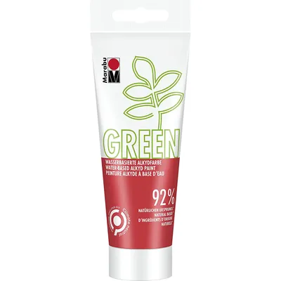Obrázok produktu pre Marabu Green Alkydová farba na vodnej báze, svetlo červená