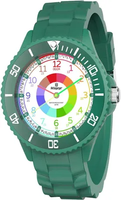 Imagen del producto de Reloj para niños, para niños y niñas, reloj de pulsera analógico para aprender a leer la hora, resistente al agua. Reloj de pulsera analógico con ejercicios para aprender a leer la hora, con movimiento de cuarzo japonés y fácil de leer