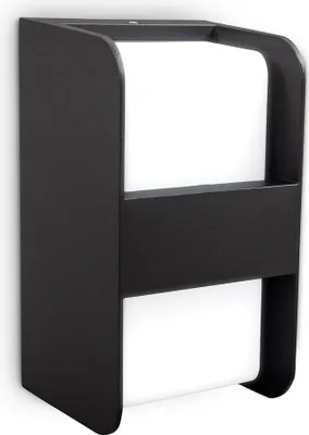 Image de B.K.Licht lampe d'extérieur I design moderne avec barre centrale I 1 douille E27 I applique murale IP44 I 215x120 mm I livré sans ampoule