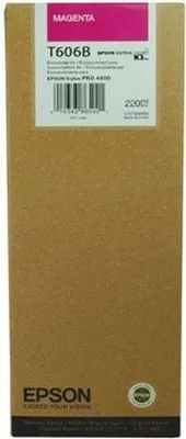 Produktbild von Epson Tintenpatrone magenta T 606 220 ml T 606B