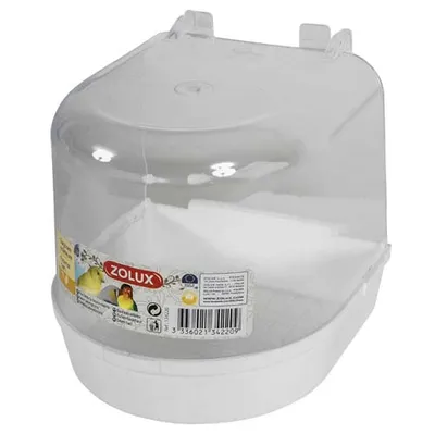 Obrázok produktu pre ZOLUX Kúpelnička pre exoty s bielym dnom 135x135x135mm, Z134220
