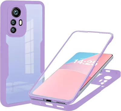 Produktbild von 360 Grad Handyhülle für Xiaomi 12 / 12X Full Cover Rundum Schutz Farbe: Violett