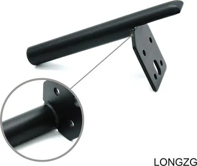 Produktbild von Famanu Möbelbeine 15 cm schwarz - stabile Tischbeine - belastbar bis 800 kg