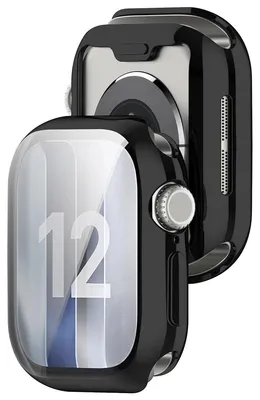Produktbild von Schutzhülle für Apple Watch Series 12 42mm, Bizon Case Watch Felipe, Schwarz