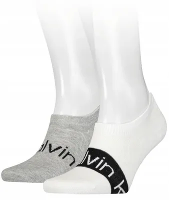 Zdjęcie produktu dla Skarpety męskie Calvin Klein 701218713 szare/białe/czarne 2 Pack 39-42