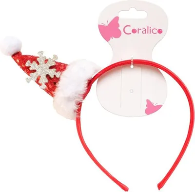 Obrázek produktu pro Čelenka s čepicí Santa Clause – Coralico