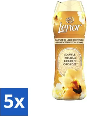 Produktbild von Lenor - Duftverstärker - Goldene Orchidee - 22 Wäschen - Vorteilspack - 5 Stücke