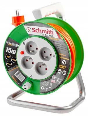 Obrázek produktu pro Schmith SPSL-2-30 Bubnový prodlužovací kabel 30m 4 zásuvky