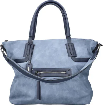 Produktbild von Rieker Damen Shopper Schulterriemen Tragegriffe Handtasche H1506, Farbe:Blau