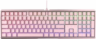 Produktbild von CHERRY MX Board 3.0S RGB, Kabelgebunden, USB, Mechanischer Switch, QWERTY, RGB-LED, Pink
