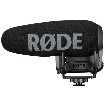 Zdjęcie produktu dla RØDE Videomic PRO +, Mikrofon kamery cyfrowej, -33,6 dB, 20 - 20000 Hz, 200 Ω, Superkardioid, Przewodowa