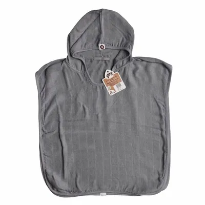 Produktbild von XKKO BMB Colors Bambusponcho, Silber, groß. 1, 1-2 Jahre