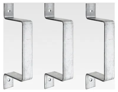 Produktbild von Zaun-Bügelbeschlag | feuerverzinkt | 40 x 320 mm | 3er Set