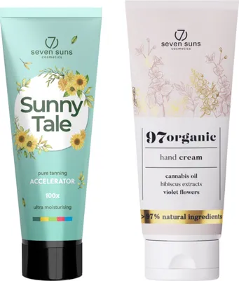 Produktbild von 7suns Sunny Tale Bräunungsbeschleuniger 250 ml + Gratis Handcreme 75 ml