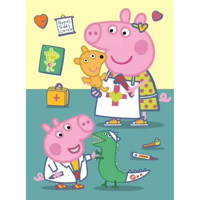Produktbild von TREFL Puzzle Peppa Pig: Gesundheitscheck 20 Teile