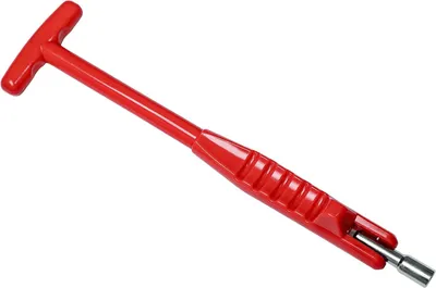Productafbeelding van Ventieltrekker - Ventieltrekhendel Bandengereedschap - Banden Monteren - Draaibare Kop - 240 mm - Rood