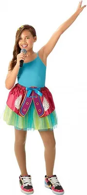 Produktbild von Soy Luna Kostüm - Rollschuh Skater Kostümkleid Kindergröße: 152