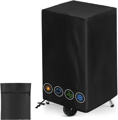 Imagen del producto de Funda para parrilla, fabricada en Oxford 210D, resistente a la intemperie, de 106 x 58 x 46 cm, para parrillas de gas
