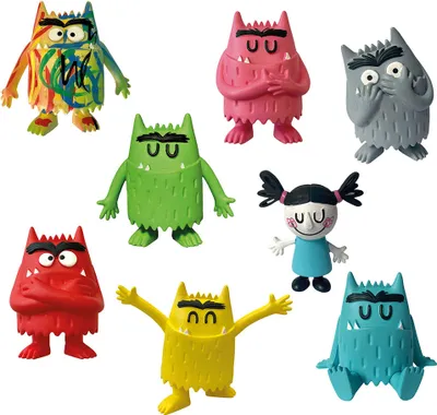 Produktbild von Comansi Die Farbmonster-figur 8 Einheiten Mehrfarbig  Mehrfarbig One Size