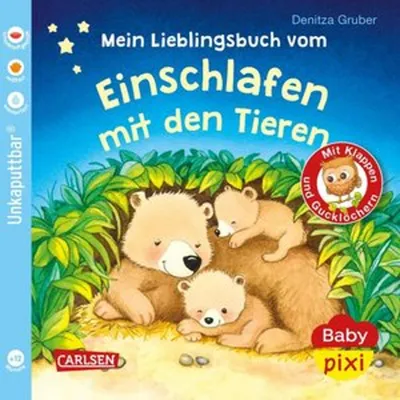 Immagine prodotto di Baby Pixi (unkaputtbar) 96: Mein Lieblingsbuch vom Einschlafen mit den Tieren