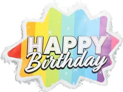 Produktbild von Folat - Pinata Star Regenbogen Geburtstag - 38x28cm