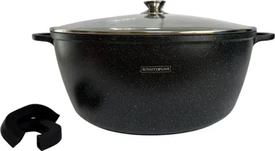 Obrázok produktu pre Veľký hrniec, 19,5 L, 40 cm, typ mramorovaný hrniec, nepriľnavý, s pokrievkou, ľahké čistenie Royalty Line BS40ML