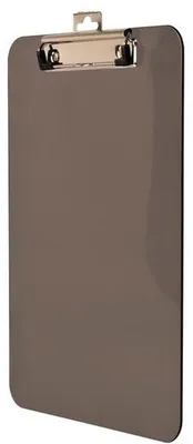 Produktbild von A4-Klemmbrett mit Metallklammer, schwarz BD641-V – Tetis