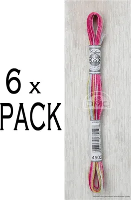 Obrázok produktu pre 6x DMC vyšívacia niť Mouline Coloris 517 -4502, 6 vrstiev, 8 m, PU