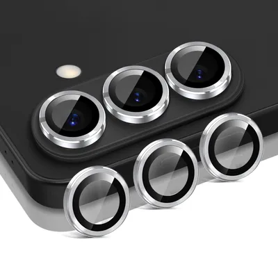 Produktbild von Kamera Linsenschutz Glas Set für Samsung Galaxy S26 Schutzglas Camera Linse Panzerfolie 9H Silber