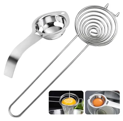 Produktbild von Solidchoice – Eigelb-Abtrennungssystem, 2er-Set, Edelstahl