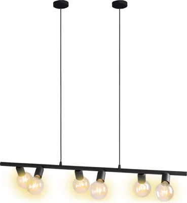 Obrázok produktu pre Stropná lampa luster závesný obývačka kuchyňa čierna izba loft moderný