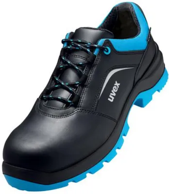 Produktbild von Uvex 95557, Männlich, Erwachsener, Sicherheitsschuhe, Schwarz, Blau, ESD, S3, SRC, Schnürverschluss