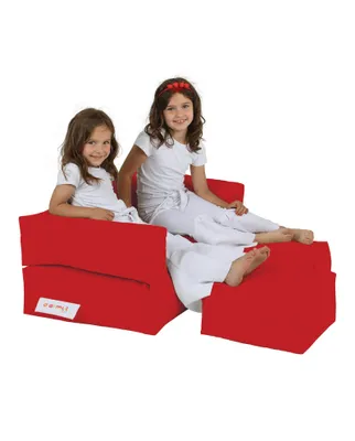 Produktbild von Hanah Home, Kids- FRN1226, rot, Klassische Sitzsäcke, 100% ige Styropor mit hoher Dichte recycelt