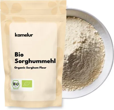 Produktbild von Kamelur® Bio Sorghummehl weiß 1 kg