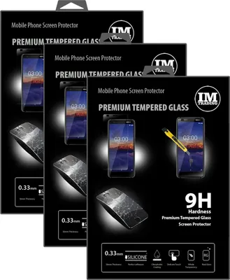 Zdjęcie produktu dla 3x Nokia 3.1 2018 szkło pancerne telefon komórkowy szkło pancerne folia ochronna 9H folia ochronna wyświetlacza