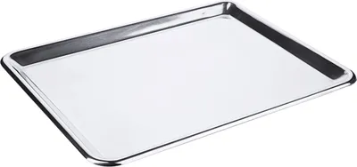 Produktbild von Ausstelltablett, Auslagetablett, Edelstahl 18/10, 21-42 cm Länge wählbar : 33 cm Variante: 33 cm