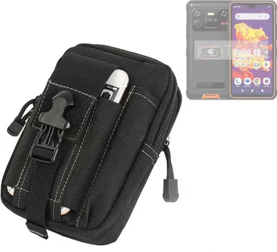 Produktbild von K-S-Trade Gürtel Tasche kompatibel mit Phonemax R4GT Gürteltasche Holster Schutz Hülle Handy Hülle Smartphone outdoor Handy-Hülle schwarz