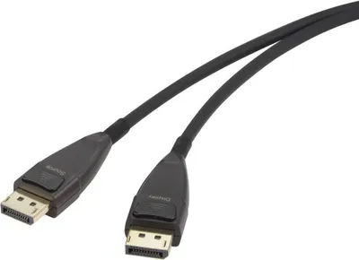 Produktbild von Renkforce DisplayPort Anschlusskabel DisplayPort Stecker, DisplayPort Stecker 20.00 m Schwarz RF-3770962 8K UHD, vergol