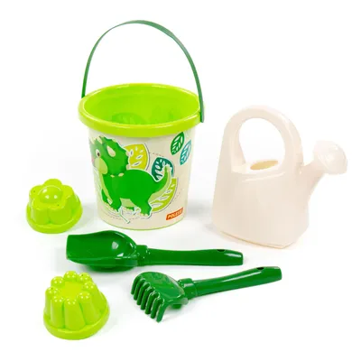 Produktbild von Cavallino Safari XL Bucket Set mit Sandformen Dino, 8dlg.