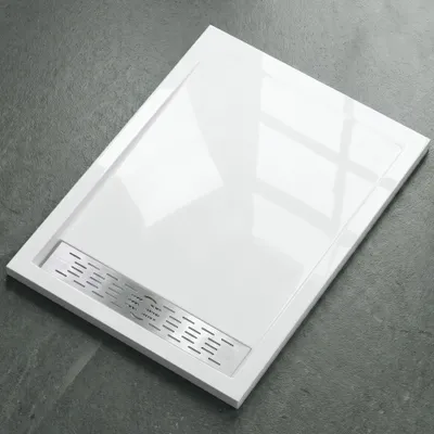 Immagine prodotto di Mai & Mai piatto doccia 80x120x5cm Piatto doccia bianco Piatto acrilico piatto rettangolare Xetro04