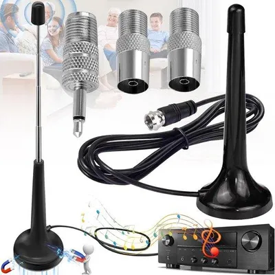 Obrázek produktu pro Vnitřní digitální rádiová anténa s magnetickou základnou a 3m prodlužovacím kabelem