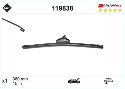 Produktbild von SWF VisioNext Scheibenwischer für HYUNDAI i10 (PA) 380mm
