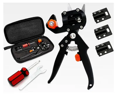 Produktbild von 2-in-1 Garten Obstbaum Pfropfschere und Veredelungsschere Set