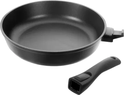 Produktbild von Bratpfanne 24 cm Pfanne mit Antihaftbeschichtung abnehmbarer Griff Universalpfanne für alle Herdarten inkl. Induktion Spülmaschinengeeignet