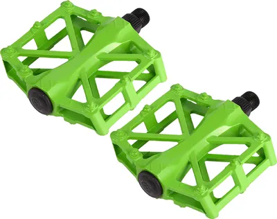 Produktbild von 1 Paar rutschfeste & langlebige Aluminium Fahrradpedale für MTB & Rennrad, Plattformpedale für Bikes, grün