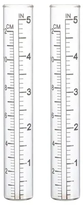Image de Elzusha - Ensemble de 2 verres de remplacement pour pluviomètre, haute précision
