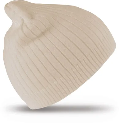 Produktbild von Result Winter Essentials RC074X | Double Knit Baumwolle Beanie Hat Wintermütze - Farbe: Cream - Größe: One Size